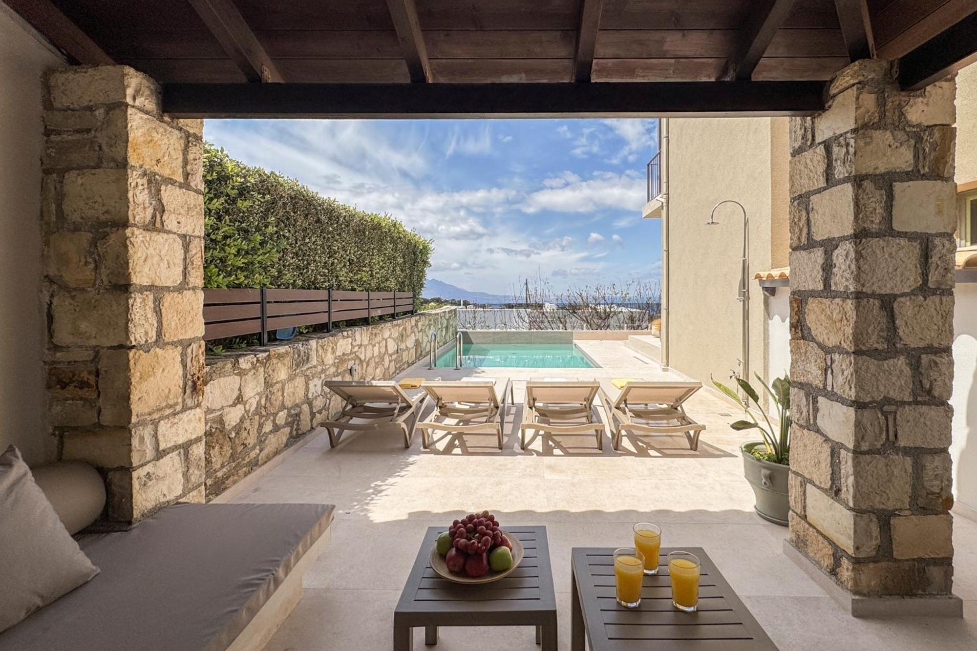 Yachara Villa Kíssamos Esterno foto
